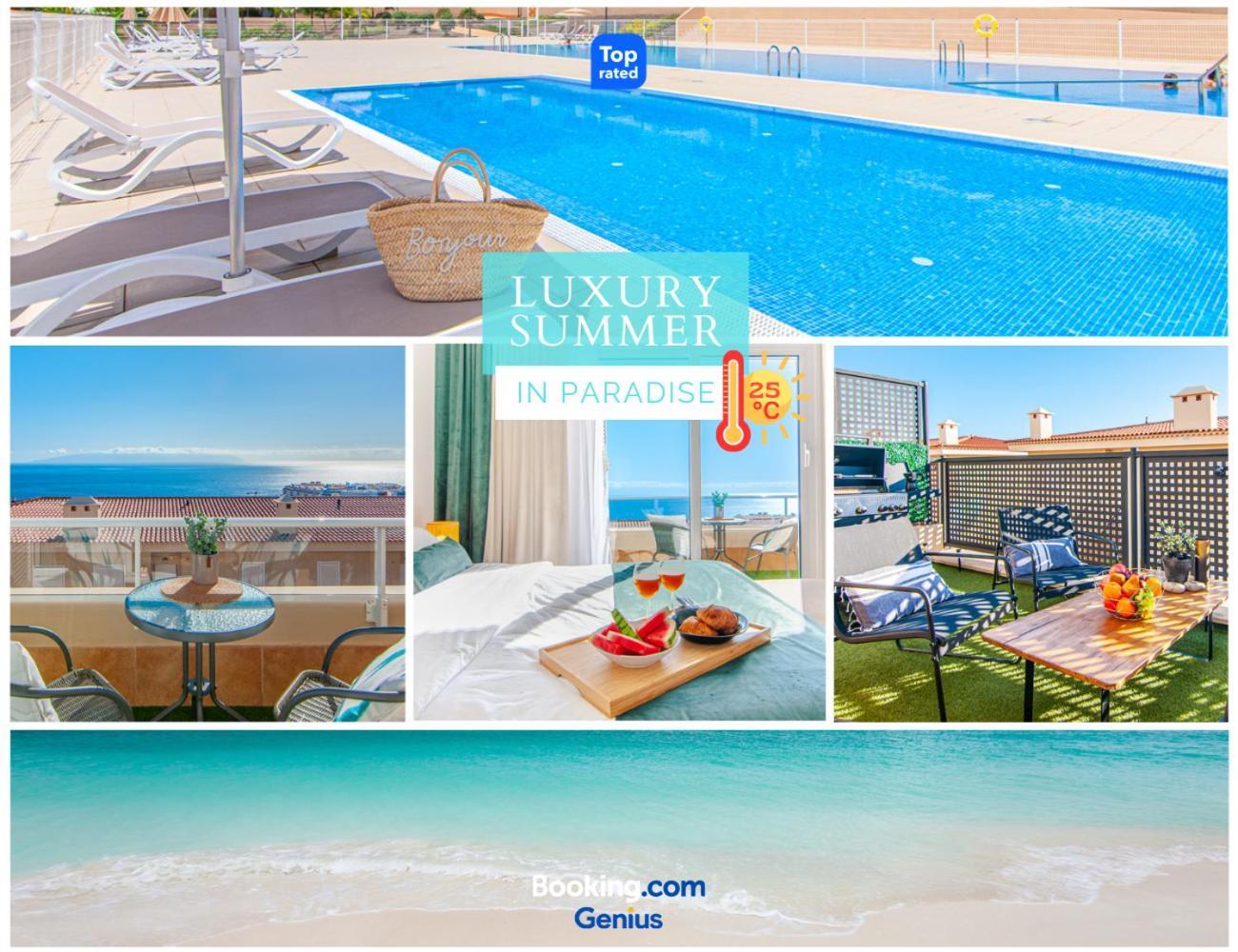 Luxury Townhouse With Panoramic Sea View Puerto de Santiago (Tenerife) Exterior foto